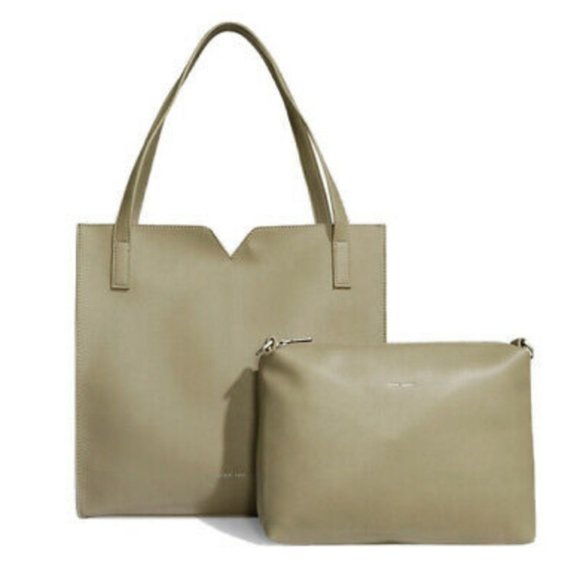 NWT Pixie Mood Tote Bag Purse Handbag Mini Alicia Ali Sage Green Vegan - Picture 5 of 6